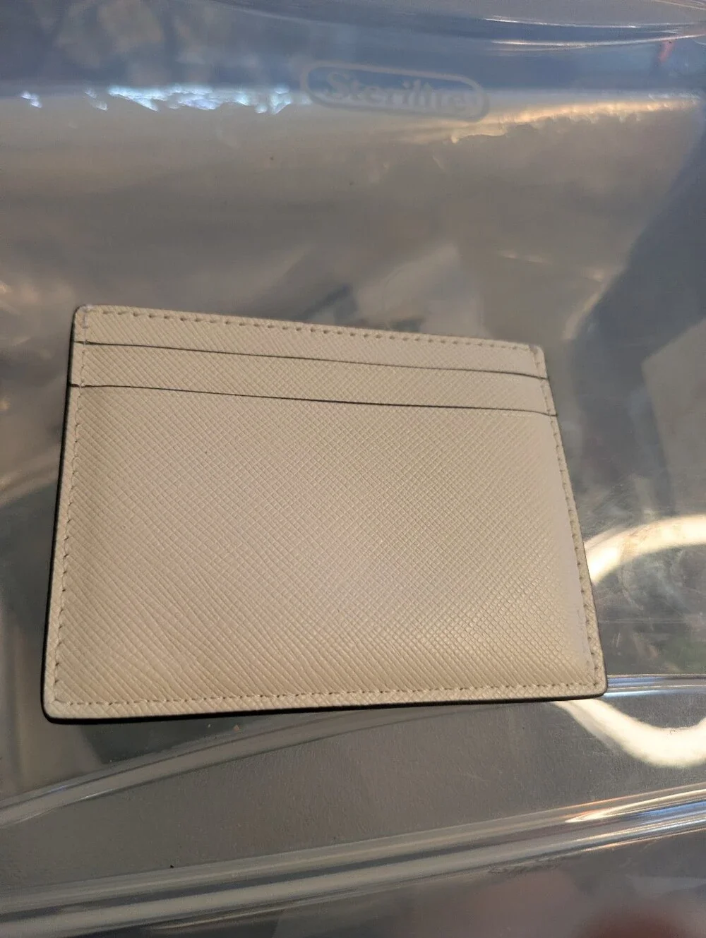Kate Spade New Slim Card Holder Saffiano Leather Meringue Color